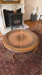 Antiek salontafel met glas, Antiek en Kunst, Ophalen