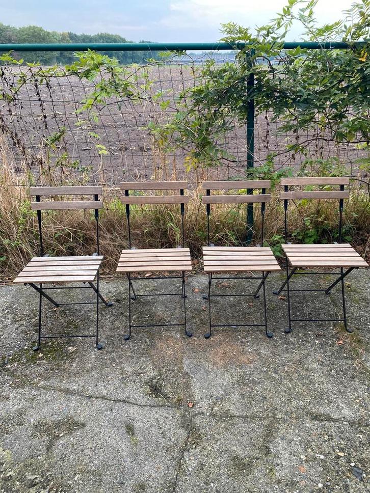 4 bistrostoelen IKEA, Tuin en Terras, Tuinstoelen, Ophalen