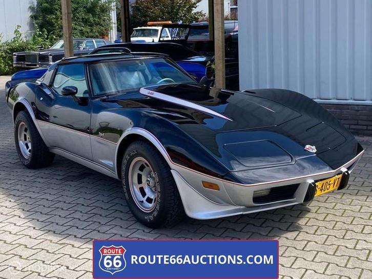 Chevrolet Corvette C3 Pace Car | 1978 | Route 66 Auctions, Auto's, Oldtimers, Bedrijf, Te koop, Chevrolet, Benzine, Overige carrosserie