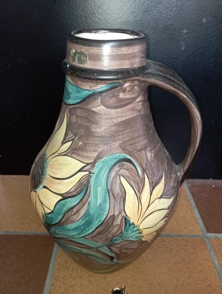 581) Vaas/kruik (enkel afhalen) getekend : Riga, Antiek en Kunst, Antiek | Keramiek en Aardewerk, Ophalen