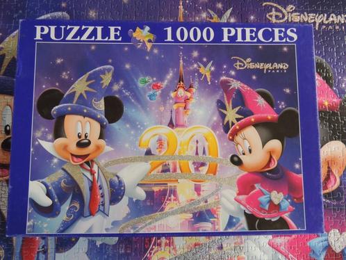 Puzzle 1000 pièces - Disneyland - 2012 - 20 ans, Hobby en Vrije tijd, Denksport en Puzzels, Legpuzzel, Ophalen