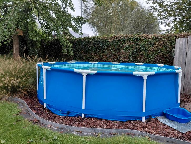 Intex zwembad met diverse toebehoren, Tuin en Terras, Zwembaden, Gebruikt, Ophalen
