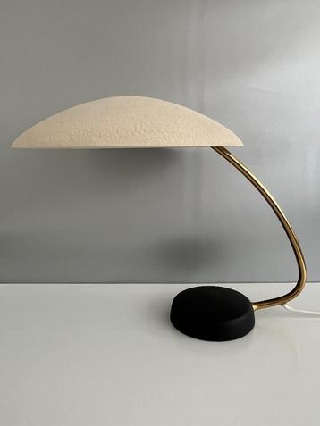 Bureaulamp 1956 Cosack model 7675 wit / zwart / messing beschikbaar voor biedingen