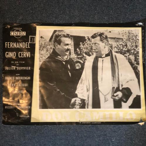 Filmposter Don Camillo - Fernandel, Verzamelen, Film en Tv, Gebruikt, Film, Poster, Ophalen of Verzenden