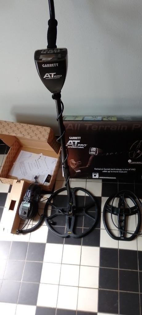Garrett At pro met suplement grote Nel Tornado zoekspoel, Hobby en Vrije tijd, Metaaldetectors, Zo goed als nieuw, Meer dan 30 cm