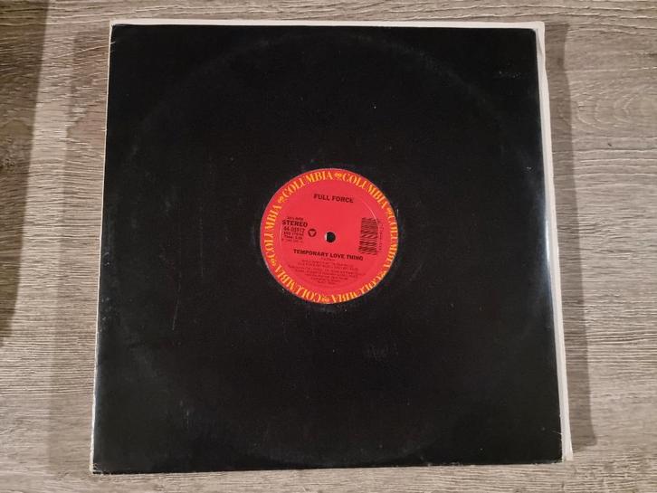 12" Full Force – Temporary Love Thing, Cd's en Dvd's, Vinyl Singles, Gebruikt, Maxi-single, R&B en Soul, 12 inch, Ophalen of Verzenden