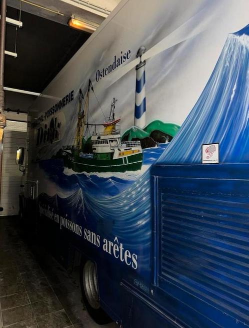 Viswinkel wagen - camion magasin poisson, Zakelijke goederen, Stock en Retail | Verkoopwagens, Ophalen