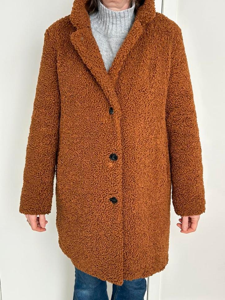 Teddy mantel bruin RockandBlue goede staat, Kleding | Dames, Jassen | Winter, Gedragen, Maat 38/40 (M), Bruin, Verzenden