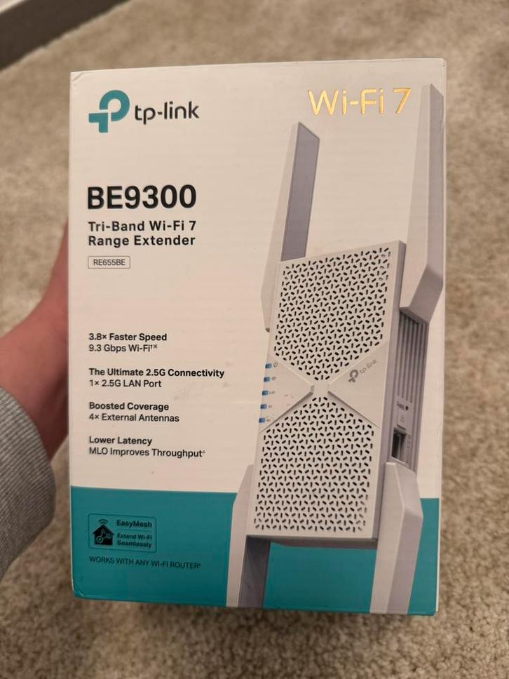 TP-LINK BE9300, Informatique & Logiciels, Routeurs & Modems, Comme neuf, Enlèvement