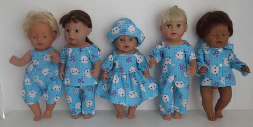 poppenkleertjes babypop born 43cm  (gift set 7-delig ), Kinderen en Baby's, Speelgoed | Poppen, Nieuw, Babypop, Verzenden