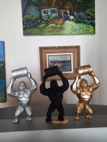 Richard Orlinski in Gorilla Kong-stijl NIEUW beschikbaar voor biedingen