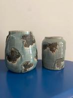 2 vazen monique stam, Huis en Inrichting, Ophalen, Blauw