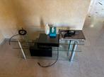 Tv tafel, Huis en Inrichting, Ophalen, Glas