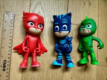 Figuren PJ masks/ pyjamahelden 15 cm beschikbaar voor biedingen