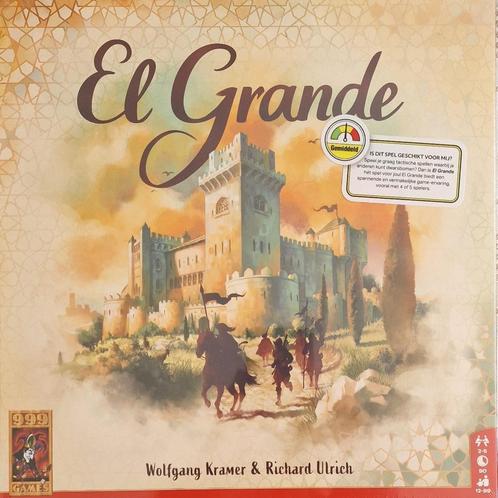 El Grande - Nieuw - Naderlandstalig, Hobby en Vrije tijd, Gezelschapsspellen | Bordspellen, Nieuw, Een of twee spelers, Drie of vier spelers