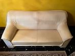 Divan 3 places en simili cuir beige, Huis en Inrichting, Zetels | Zetels, Ophalen, Driepersoons, Leer, Zo goed als nieuw
