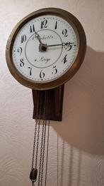 Antieke slingerklok, Ophalen