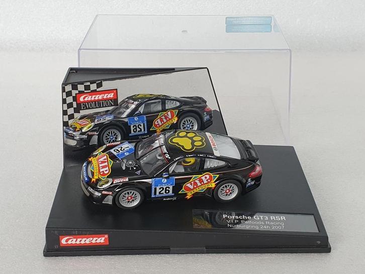 Carrera Evolution: Porsche GT3 RSR - V.I.P. Petfoods Racing, Hobby en Vrije tijd, Modelauto's | 1:43, Gebruikt, Auto, Ophalen of Verzenden