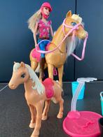 Barbie met paard en veulen, Ophalen of Verzenden, Zo goed als nieuw, Barbie