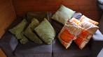 2 loten 4 kussens, Huis en Inrichting, Ophalen, Zo goed als nieuw, Overige kleuren, Rechthoekig