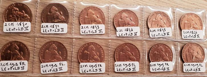 2 centimes - Léopold 2 -1870 /1909, Postzegels en Munten, Munten | België, Ophalen of Verzenden