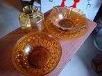 Retro bruin servies, Ophalen, Overige stijlen, Glas, Schaal of Schalen