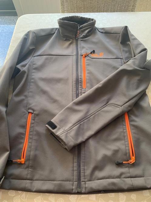 Wandel/fiets jas Jack Wolfskin, grijs., Sport en Fitness, Bergsport en Wandelen, Zo goed als nieuw, Kleding, Ophalen of Verzenden