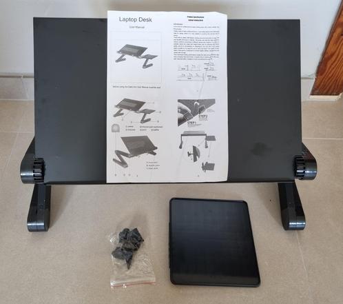 verstelbare laptop tafel, Computers en Software, Laptopstandaarden, Zo goed als nieuw, In diepte verstelbaar, In hoogte verstelbaar