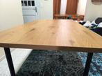 JYSK Eettafel AABENRAA  eiken kleur/zwart te koop, 3X gebrui, Huis en Inrichting, Ophalen of Verzenden, Zo goed als nieuw