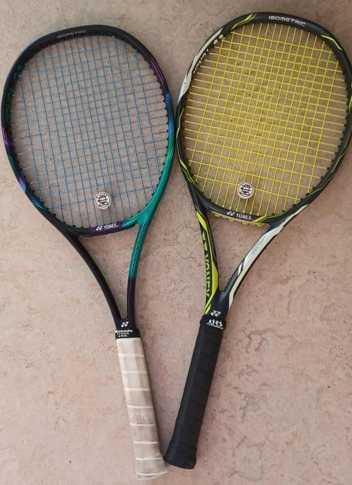 YONEX tennisrackets, zeer goede kwaliteit, recent bespannen,, Sport en Fitness, Tennis, Zo goed als nieuw, Racket, Overige merken