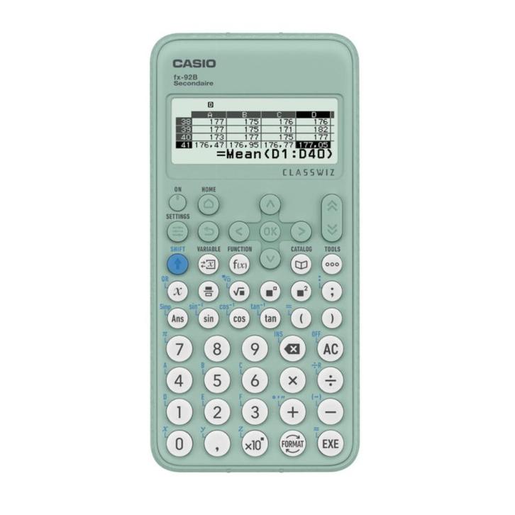 Neuf - Calculatrice Casio FX92B + étui, Diversen, Rekenmachines, Nieuw, Ophalen of Verzenden