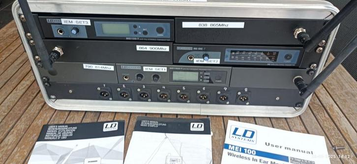 In Ear Monitoring System van LD, Muziek en Instrumenten, Microfoons, Gebruikt, Ophalen of Verzenden