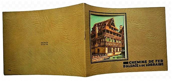 Chemins de fer d'Alsace & de Lorraine 🚂 Mayeux Paris ~ 1920, Collections, Trains & Trams, Comme neuf, Train, Enlèvement ou Envoi