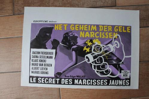 filmaffiche Het geheim der gele narcissen 1961 filmposter, Collections, Posters & Affiches, Comme neuf, Cinéma et TV, A1 jusqu'à A3