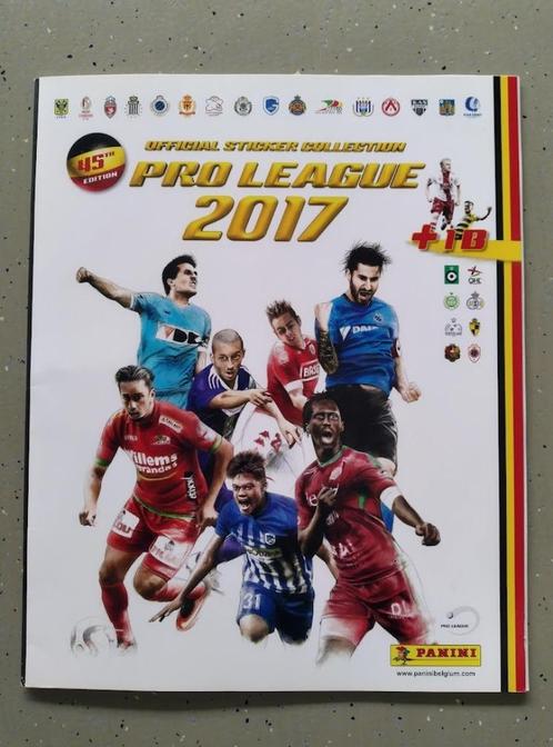 Panini Pro League 2017 België Official Sticker Album - Leeg, Verzamelen, Stickers, Zo goed als nieuw, Sport, Ophalen of Verzenden
