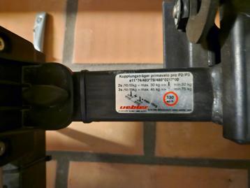 Fietsdrager, Support d'attelage, 2 vélos, Enlèvement, Utilisé