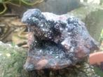 mineraal dolomiet met pyriet (Oujda)+agaat+hematiet+jaspis, Ophalen of Verzenden, Mineraal