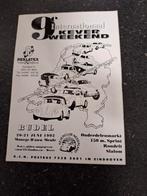 Vintage sticker 9de internationale Kever 1992 weekend, Ophalen of Verzenden, Zo goed als nieuw, Auto of Motor