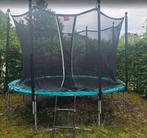 Trampoline Berg 330 cm incl veiligheidsnet,ladder,opberghoes, Ophalen, Gebruikt