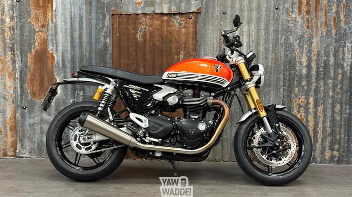 Speed Twin 1200 RS: Baja Orange (btw aftrekbaar), Motoren, Motoren | Triumph, Bedrijf, Sport, meer dan 35 kW, 2 cilinders, Motorrijbewijs A