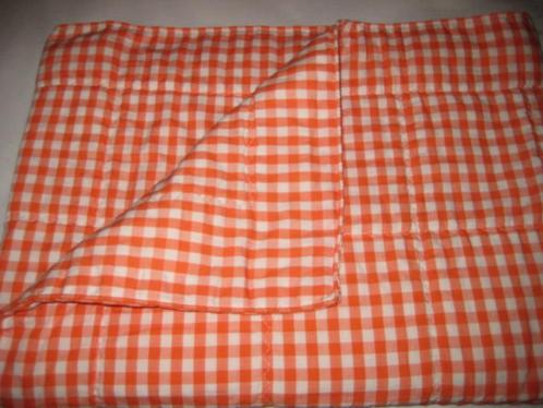 Geruit bedspreitje voor kinderbed – vintage, Kinderen en Baby's, Dekens, Slaapzakjes en Inbakerproducten, Gebruikt, Overige typen