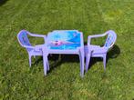 Speeltafel en stoelen frozen, Ophalen