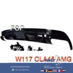 W117 CLA 45 AMG Achterbumper Diffuser zwart origineel Merced, Enlèvement ou Envoi