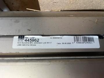 5 x ACO BFL tussenelement inox 445962 beschikbaar voor biedingen
