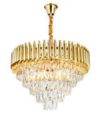Hanglamp/kroonluchter Pearl Goud - Eric Kuster Style, Ophalen, Zo goed als nieuw, Glas