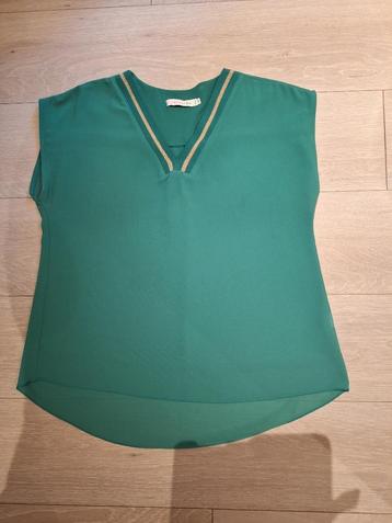 Blouse met korte mouwen, merk Lola Liza, maat 40, groen beschikbaar voor biedingen