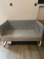 Grijze zetel met wasbare hoes, Huis en Inrichting, Zetels | Zetels, Ophalen, Zo goed als nieuw