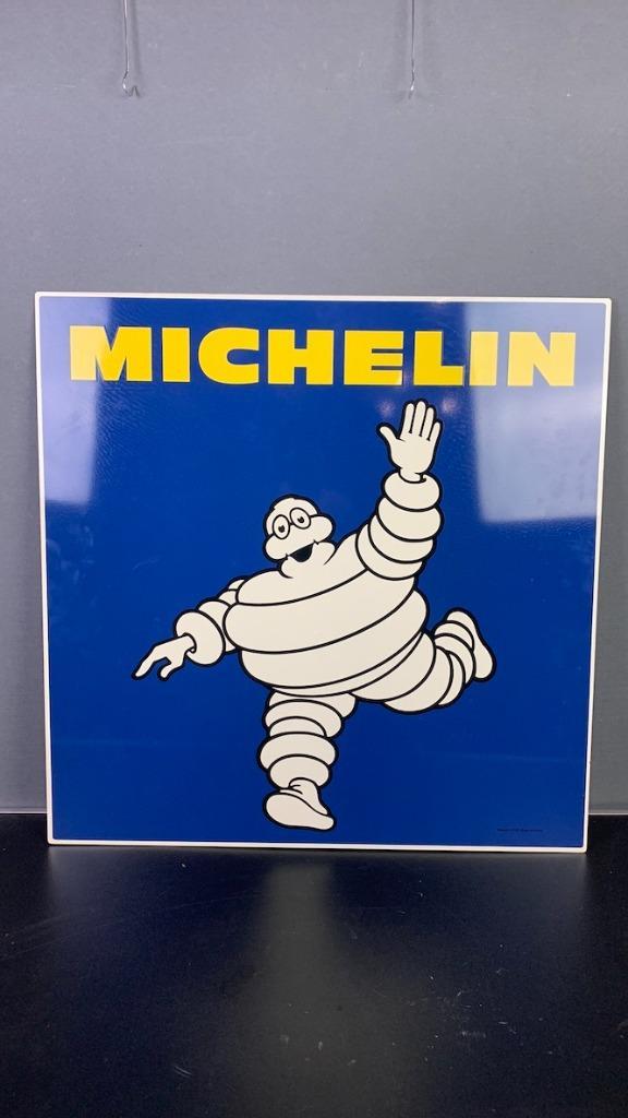 Michelin Bibendum model S128 65x65cm, Verzamelen, Merken en Reclamevoorwerpen, Zo goed als nieuw, Reclamebord, Ophalen of Verzenden