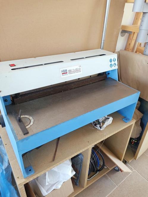 plaatschaar HBM 1,5mm x 650 mm, Doe-het-zelf en Bouw, Metalen, Zo goed als nieuw, Ophalen