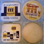 MUNCK 2 onderzetters, Ophalen of Verzenden, Gebruikt, Viltje(s)